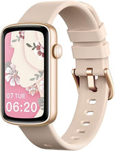 Load image into Gallery viewer, Smart Watches for Women, LYNN2 Fitness Tracker with Heart Rate Monitor Blood Oxygen/Sleep Tracker Pedometer, Slim Women Digital Watch for iOS/Android Phones Waterproof (Pink)
