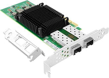 Load image into Gallery viewer, 25Gb PCI-E NIC Network Card for Intel E810-XXVDA2, 1GbE/10GbE/25GbE Dual SFP28 Ports, with Intel E810-XXVAM2 Chip,25GbE PCI Express 4.0 X8 Ethernet Adapter Support RDMA iWARP/RoCEv2/UEFI
