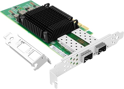 25Gb PCI-E NIC Network Card for Intel E810-XXVDA2, 1GbE/10GbE/25GbE Dual SFP28 Ports, with Intel E810-XXVAM2 Chip,25GbE PCI Express 4.0 X8 Ethernet Adapter Support RDMA iWARP/RoCEv2/UEFI