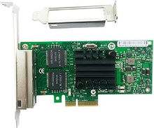 Load image into Gallery viewer, 1GbE Ethernet Card I340-T4 Quad RJ-45 Copper Ports PCIE X4 Ethernet Server Network Adapter(NIC) E1G44HTBLK Compatible Intel 82580 Chip with Low Profile Bracket
