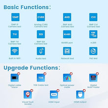 Load image into Gallery viewer, Anpviz CCTV Camera Tester, 8MP Full Features IPS Touch Screen Monitor CCTV Tester, 5 in 1 AHD CVI TVI CVBS IP Camera Tester, Support DMM OPM VFL TDR Feature POE PTZ WiFi 4K HDMI, IPC-9800MOVTADHS Plus
