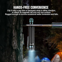 Load image into Gallery viewer, OLIGHT S2R II 1150 Lumens EDC Flashlight USB Magnetic Rechargeable Torch Light Equipped with Variable-Output Side Switch and Dual Direction Pocket Clip
