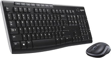 Load image into Gallery viewer, Logitech MK270 Wireless Keyboard And Mouse Combo For Windows, 2.4 GHz Wireless, Compact Mouse, 8 Multimedia And Shortcut Keys, For PC, Laptop - Black
