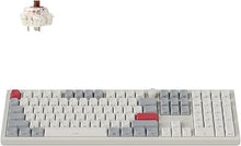 Load image into Gallery viewer, Keychron Q6 Max QMK/LAUNCHER Wireless Bluetooth/2.4 GHz/USB-C Wired Custom Mechanical Keyboard, Full Size Programmable Knob RGB Backlit Hot-Swappable Gateron Brown Switch for Mac Windows Linux - White
