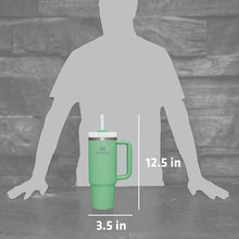 Load image into Gallery viewer, Stanley Quencher H2.0 FlowState Stainless Steel Vacuum Insulated Tumbler with Lid and Straw for Water, Iced Tea or Coffee, Smoothie and More, Jade, 30 oz
