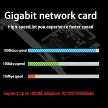 Load image into Gallery viewer, [Upgrade] PCIe Ethernet Card Nic 10/100/1000Mbps Gigabit PCI-Express Network Card (WIN10/11 Driver-Free) RJ45 Network LAN Card Wake On LAN Adapter Internal Computer Desktop PC for Win/Linux/Mac 1 PCS
