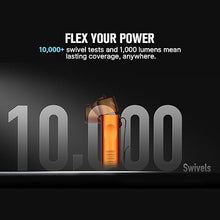 Load image into Gallery viewer, OLIGHT Arkflex Adjustable Right Angle Flashlight, 1000 Lumens Rechargeable Handheld Flashlights, Two-Way Pocket Clip EDC Light with an 0-90°Articulating Head for Working, Outdoors, Repairing (Orange)
