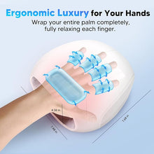 Load image into Gallery viewer, arboleaf Hand Massager with Heat and Compression, FSA HSA Eligible, Cordless Hand Massager, Christmas Gifts, Portable Therapy for Hands &amp; Fingers, Rechargeable Hand Massager Machine for Small Hands
