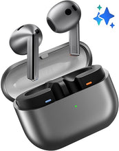 Load image into Gallery viewer, SAMSUNG Galaxy Buds 3 AI True Wireless Bluetooth Earbuds, Open Type Fit, Active Noise Cancellation, 360 Audio, Real-Time Interpreter, Touch Control, Silver [US Version, Amazon Exclusive 2Yr Warranty]
