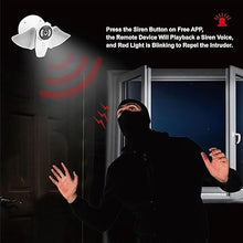 Load image into Gallery viewer, Outdoor Floodlight Camera 1 pack, WiFi 1080P Security Cam, PIR Motion Sensor Light with Siren Alarm, IP65 Waterproof, Colorful Night Vision, Dusk to Dawn, Two-Way Audio, 64GB MicroSD, Work with Alexa

