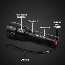 Load image into Gallery viewer, GearLight High-Powered LED Flashlight S1200 - Mid Size, Zoomable, Water Resistant, Handheld Light - High Lumen Camping, Outdoor, Emergency Flashlights
