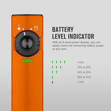 Load image into Gallery viewer, OLIGHT Arkfeld Flat Flashlight 1000 Lumens Dual Light Source EDC Lights with Green Beam and White LED Combo, Powered by Rechargeable Built-in Battery for Outdoors, Emergency, Work (Orange Cool White)
