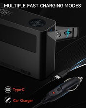 Load image into Gallery viewer, Electric Air Pump 10 Pump Modes Tire Inflator Portable Air Compressor 500L Airflow/min SUP Air Pump 4X Speeds Paddle Board Pump Suitable All Model Tires, SUP, Tents, Air Bed, Kayak
