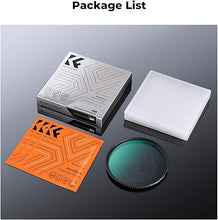 Load image into Gallery viewer, K&amp;F Concept 58mm Shimmer Diffusion 1 Effect Filter Optical Glass 18 Multi-Coated Glimmer Glass Filter for Camera Lens with 3 Cleaning Cloth (K-Series)
