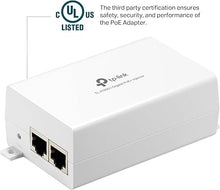Load image into Gallery viewer, TP-Link TL-PI30G | IEEE 802.3at/af Gigabit PoE+ Injector | Non-PoE to PoE Adapter | Supplies up to 30W | Plug &amp; Play | Desktop/Wall-Mount | Power Over Ethernet | Distance Up to 328 ft. | UL Certified

