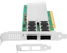Load image into Gallery viewer, PCIe Ethernet Network Card for Intel E810-CQDA2 E810-CAM2 Chipset PCIe 4.0 x16 100Gb Dual Port QSFP28 LAN Card Support Windows Server/Windows/Linux/VMware/ESX
