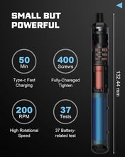Load image into Gallery viewer, 68-in-1 Electric Precision Screwdriver Set - Mini Cordless Repair Tool for Eyeglasses, Laptops, Console - 5 Torque Settings, Magnetic Case, Torx &amp; Phillips Bits
