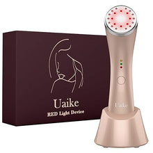 Load image into Gallery viewer, Red Light Therapy for Face - Uaike LED Red Light Therapy Device for Face - Skin Tightening Machine for Anti Aging,Wrinkle Removal,Face Lift,Skin Rejuvenation - Face Massager for Face
