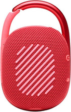 Load image into Gallery viewer, JBL Clip 4 - Portable Mini Bluetooth Speaker, big audio and punchy bass, integrated carabiner, IP67 waterproof and dustproof, 10 hours of playtime, speaker for home, outdoor and travel (Red)
