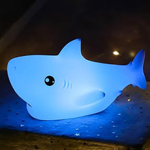 Load image into Gallery viewer, ZKLiLi Shark Night Light for Kid, Shark Lights for Boys Girls Christmas Gifts Nightlight Kids Teens Room Decor, Silicone Animal Night Lamp Gift(Shark)
