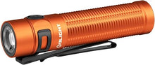 Load image into Gallery viewer, OLIGHT Baton3 Pro Max Flashlight, Rechargeable Compact EDC Pocket Flashlight with Safety Proximity Sensor, 2500 LED High Lumens, Suitable for Camping, Hiking, Emergency (Orange Cool White)
