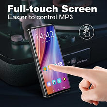 Load image into Gallery viewer, 80GB MP3/MP4 Player Bluetooth/WiFi/3.5mm Jack Headphone 4.0&quot; FHD Touchscreen with Spotify Audible Android Music Player with Speaker/Voice Recorder FM Radio Up to 512 GB Expandable ROM
