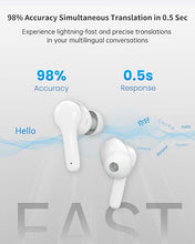 Load image into Gallery viewer, M6S Language Translator Earbuds Two Way Real-time with 144 Languages and Accents 8 Offline Language Translation Packs Lifetime Free Translation Earbuds with APP (Online &amp; Offline Translation)
