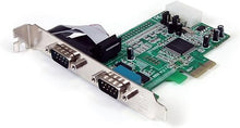 Load image into Gallery viewer, StarTech.com 2-port PCI Express RS232 Serial Adapter Card - PCIe RS232 Serial Host Controller Card - PCIe to Dual Serial DB9 Card - 16550 UART - Expansion Card - Windows &amp; Linux (PEX2S553)
