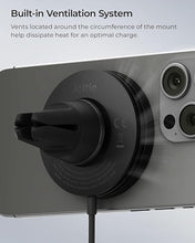Load image into Gallery viewer, iOttie Velox Qi2 Mini Wireless Charging Car Mount - MagSafe Compatible Air Vent Phone Mount with 15W Charging for Qi2-enabled Smartphones Including iPhone 12, 13, 14, 15 and 16. Car Charger Included.
