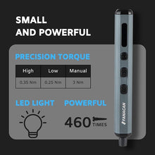 Load image into Gallery viewer, 70 in 1 Mini Electric Screwdriver, Precision Screwdriver Set – Small Cordless Power Screwdriver with LED Light &amp; 64 Magnetic S2 Steel Bits, Repair Tool for Phone Laptop Watch Computer PC
