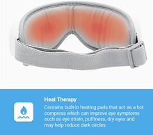 Load image into Gallery viewer, iReliev Eye Massager with Heat, Bluetooth Music Heated Massager for Migraines, Eye Strain, Dark Circles Eye Bags Dry Eye Improve Sleep, Best Gift for Women/Men
