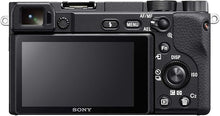 Load image into Gallery viewer, Sony Alpha a6400 Mirrorless Camera: Compact APS-C Interchangeable Lens Digital Camera with Real-Time Eye Auto Focus, 4K Video, Flip Screen &amp; 18-135mm - E Mount Compatible Cameras ILCE-6400M/B
