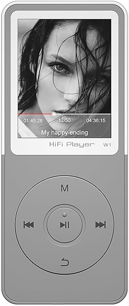 Mp3 Player with Bluetooth Music Players,Portable Walkman Mp3/Mp4 Players Build-in Video,Voice Record,Fm Radio,E-Book,Photo Viewer,Alarm Clock,1.8