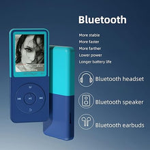 Load image into Gallery viewer, Mp3 Player with Bluetooth,1.8&quot; Classic Portable Walkman Mp3 &amp; Mp4 Players,HiFi Sound Music Player with Photo Viewe/Video Play/FM Radio/Voice Recorder/E-Book for Kids,Long Battery Life 16GB
