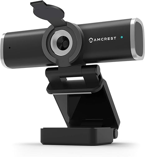 Amcrest 1080P Webcam with Microphone for Desktop, Web Cam Computer Camera, Streaming HD USB Web Camera for Laptop & PC with Privacy Cover, Wide Angle Lens, Superior Low Light (AWC195-B)