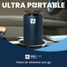 Load image into Gallery viewer, A2 UV &amp; HEPA Portable Air Purifier - 5.6in tall, 11 oz. Ideal for Travel, In-Car, Mini Air Purifier, ROSE GOLD.
