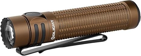 OLIGHT Warrior Mini3 1750 Lumens Rechargeable Tactical Flashlight with Dual Switch and Proximity Sensor, LED Flashlight for EDC, Outdoor, Camping and Emergency (Desert Tan)