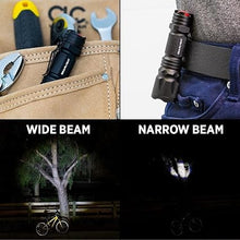 Load image into Gallery viewer, GearLight M3 Mini LED Flashlight - 2 Bright, Small Tactical Flashlights with High Lumens and Pocket Clip for Camping, Outdoor &amp; Emergency Use
