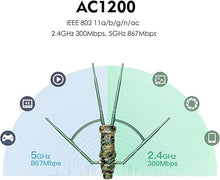 Load image into Gallery viewer, 2025 Outdoor WiFi Extender, WAVLINK AC1200 Long Range Wireless Access Point Weatherproof with Outside PoE Powered, 2 Gigabit Port, Supports Router/AP/Repeater Modes for Garage, Camping, RV
