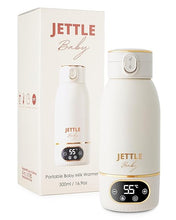 Load image into Gallery viewer, Baby Jettle Portable Milk Warmer for Baby - Wireless Water Warmer for Baby Formula - Warm Water in 3 Minutes - Touch Button Control, Thermal Insulated Container, Food-Grade Stainless Steel - 500ml
