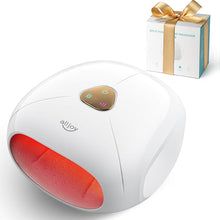 Load image into Gallery viewer, ALLJOY Hand Massager with Heat, Rechargeable Finger Massager with 3 Levels Compression &amp; Heating for Carpal Tunnel, White Elephant Gifts for Adults, Birthday Gifts for Women Men Mom Dad
