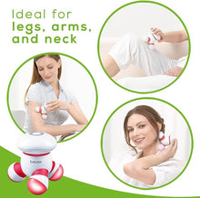 Load image into Gallery viewer, Beurer Handheld Mini Body Massager with LED light, Gentle and Comfortable Vibration, Easy Hand Grip, Portable, Gentle Pressure Point Massage, Massage Tool Easy Palm Fit, Batteries Included, MG16
