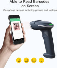 Load image into Gallery viewer, Inateck QR Barcode Scanner, 2D Wireless Barcode Scanner, 3 in 1 Barcode Reader, Screen Scanning, BCST-54 Blue
