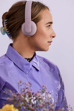 Load image into Gallery viewer, Ahead Wireless Bluetooth On Ear Headphones, Purple, Noise Cancelling, 20 Hours Long Play Time, Fast Charging

