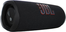 Load image into Gallery viewer, JBL Flip 6 Portable Bluetooth Speaker, deep bass, IPX7 Waterproof, for Home, Outdoor and Travel (Black) (JBLFLIP6BLKAM) + USB Adapter + Microfiber Cloth
