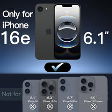Load image into Gallery viewer, JETech Matte Case for iPhone 16e 6.1-Inch 2025, Shockproof Military Grade Drop Protection, Frosted Translucent Back Phone Cover, Anti-Fingerprint (Storm Blue)
