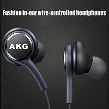 Load image into Gallery viewer, 2024 Earbuds Stereo in-Ear Headphones for Samsung Galaxy S24 S23 S22 S21 S20, Note 10, 10+ - Designed by AKG - with Microphone and Volume Remote Type-C Connector-Black
