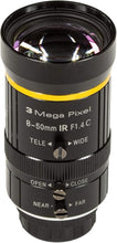 Load image into Gallery viewer, Arducam 8-50mm C-Mount Zoom Lens for IMX477 Raspberry Pi HQ Camera, with C-CS Adapter, Industrial Telescope Lens
