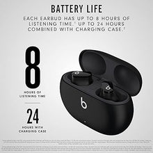 Load image into Gallery viewer, Beats Studio Buds - True Wireless Noise Cancelling Earbuds - Compatible with Apple &amp; Android, Built-in Microphone, IPX4 Rating, Sweat Resistant Earphones, Class 1 Bluetooth Headphones - Black
