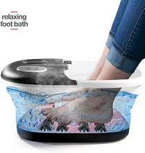 Load image into Gallery viewer, Medical king Foot Spa with Heat and Massage and Jets Includes A Remote Control A Pumice Stone Collapsible Massager with Bubbles and Vibration
